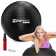 Фітбол Hop-Sport 55 см Black з насосом