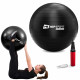 Фітбол Hop-Sport 55 см Black з насосом