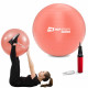 Фітбол Hop-Sport 55 см Light Pink з насосом