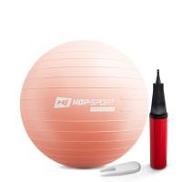 Фітбол Hop-Sport 55 см Light Pink з насосом