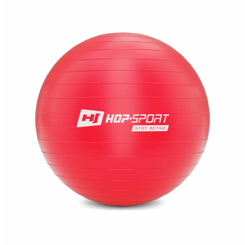 Фітбол Hop-Sport 55 см Red з насосом