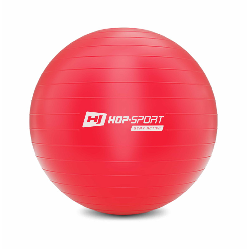 Фітбол Hop-Sport 65 см Red з насосом