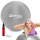 Фітбол Hop-Sport 65 см Silver з насосом