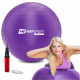 Фітбол Hop-Sport 65 см Violet з насосом