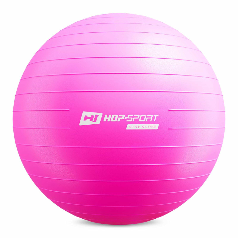 Фітбол Hop-Sport 70 см Magenta з насосом