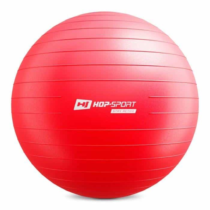 Фітбол Hop-Sport 75 см Red з насосом