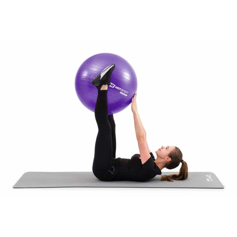 Фітбол Hop-Sport 85 см Violet з насосом