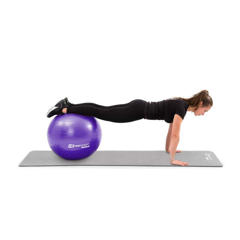 Фітбол Hop-Sport 85 см Violet з насосом