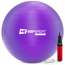 Фітбол Hop-Sport 85 см Violet з насосом