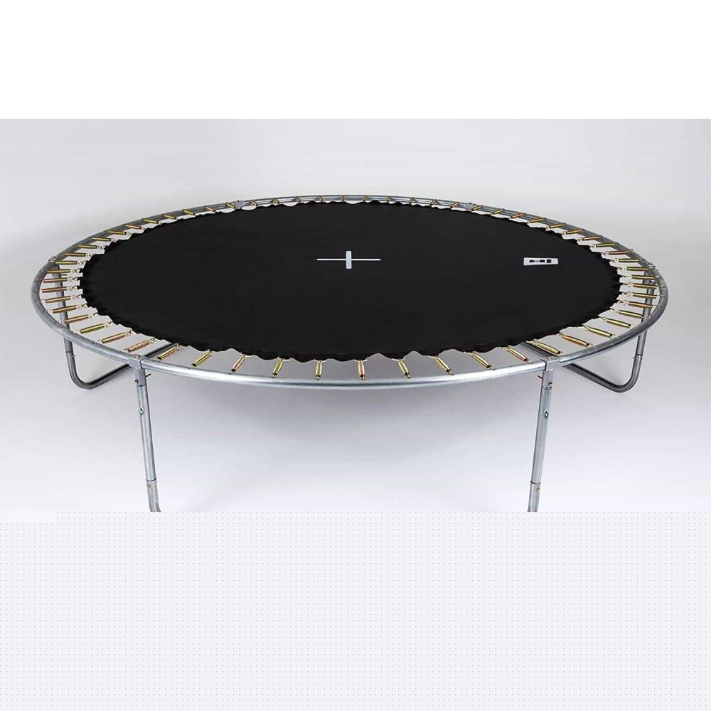 Батут Hop-Sport Blue 305 см на 3 опорах з зовнішньою сіткою і драбинкою