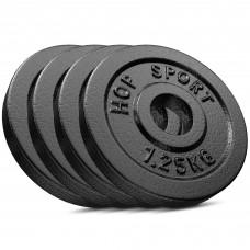 Набір металевих дисків Hop-Sport Strong 4 x 1,25 кг