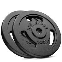 Набор металлических дисков Hop-Sport Strong 2 x 10 кг