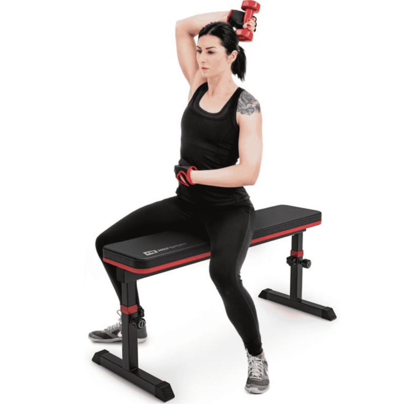 Скамья тренировочная Hop-Sport HS-1025 Pro для жима горизонтальная регулируемая