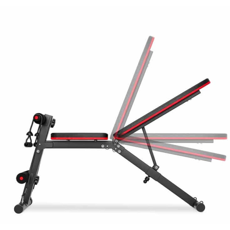 Скамья тренировочная Hop-Sport HS-1030 с фиксатором для ног