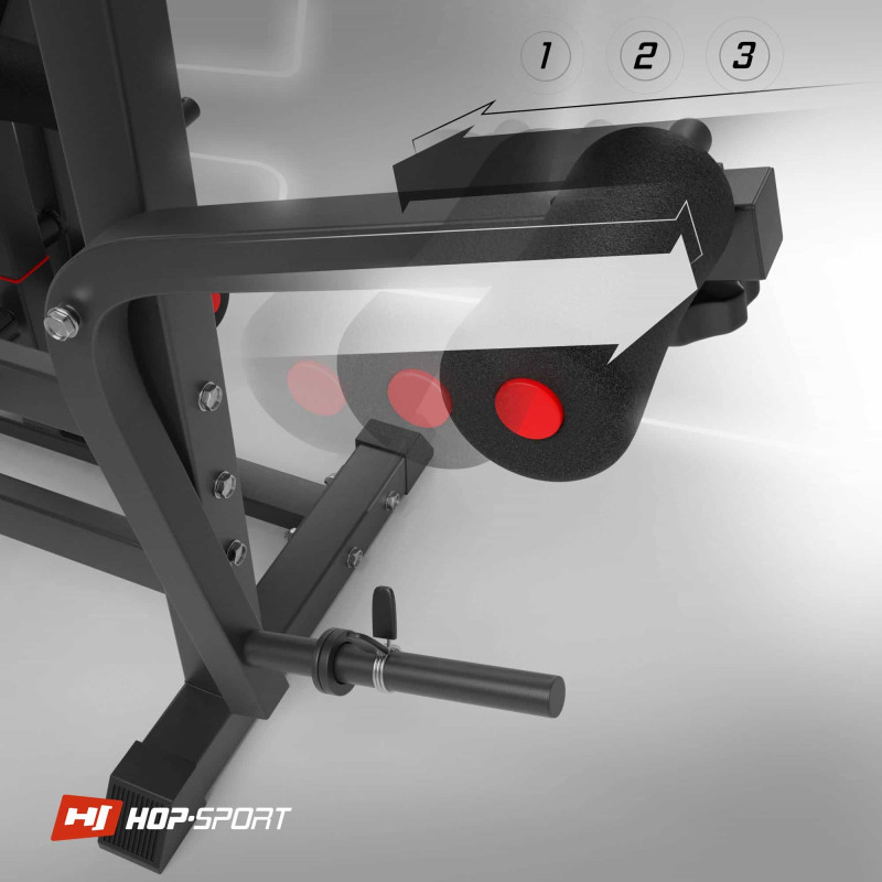 Скамья тренировочная Hop-Sport HS-1075 Pro с партой Скотта