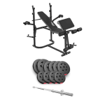 Набір Hop-Sport Premium 59 кг з лавою Trex Sport 020