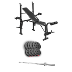 Набір Hop-Sport Premium 39 кг з лавою Trex Sport 055