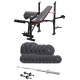 Силовой набор Elitum Titan 68 кг со скамьёй Hop-Sport 1055 PRO