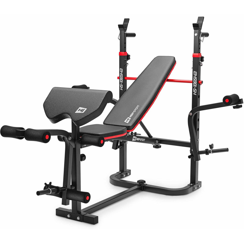Силовой набор Elitum Titan 68 кг со скамьёй Hop-Sport 1065 PRO