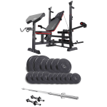 Набір Elitum Titan 68 кг з лавою Hop-Sport 1075 PRO
