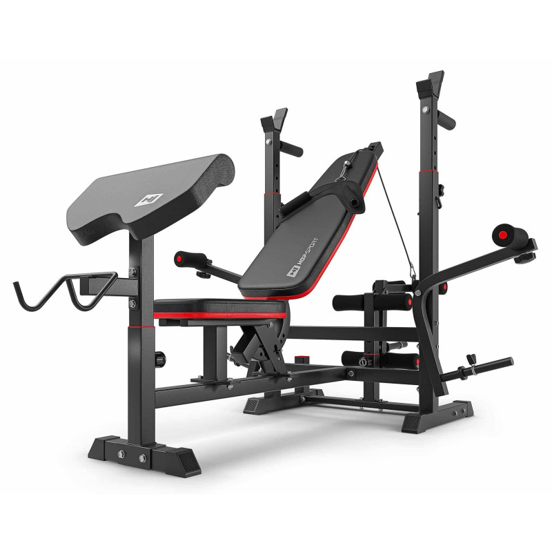 Силовий набір Elitum Titan 68 кг з лавою Hop-Sport 1075 PRO