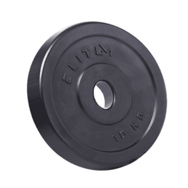 Силовой набор Elitum Titan 48 кг с прямым грифом и 2 гантельными грифами