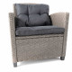 Комплект садовой мебели из ротанга DiVolio Firenze Grey