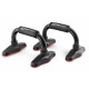 Упори для віджимань Hop-Sport M020PU чорно-червоні