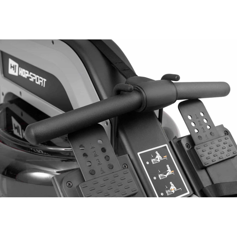 Гребний тренажер Hop-Sport 150WR Titan Grey