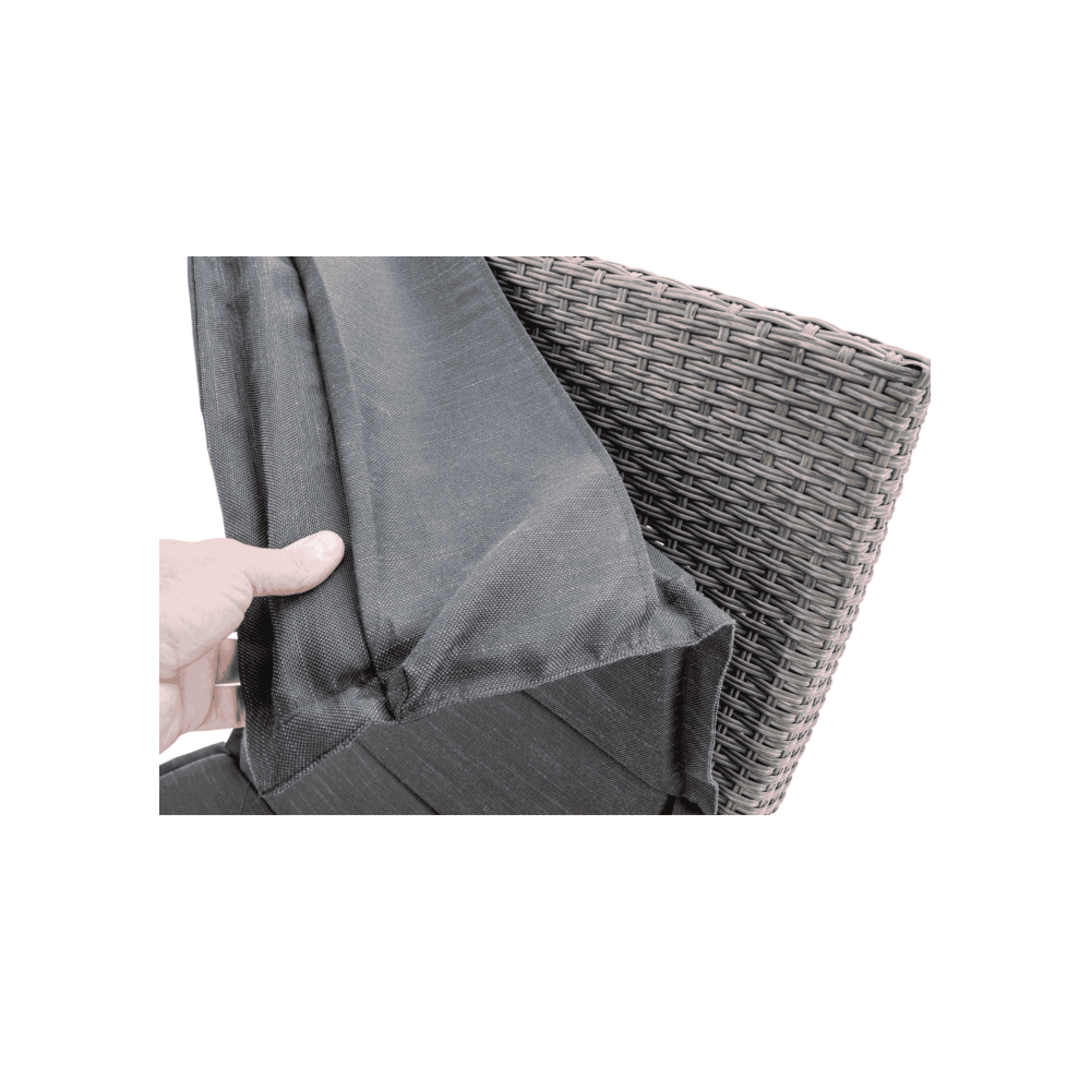 Садовый шезлонг Di Volio Ciampino серо/графитовый