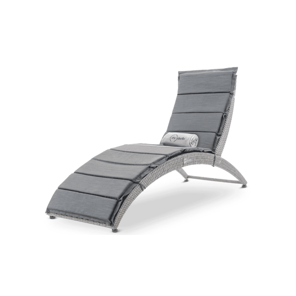 Садовый шезлонг Di Volio Ciampino серо/графитовый