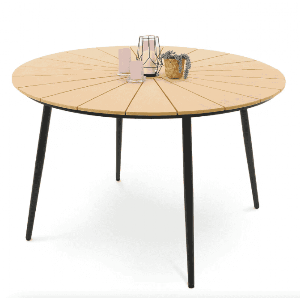 Стол Di Volio Palermo 120см бежевый