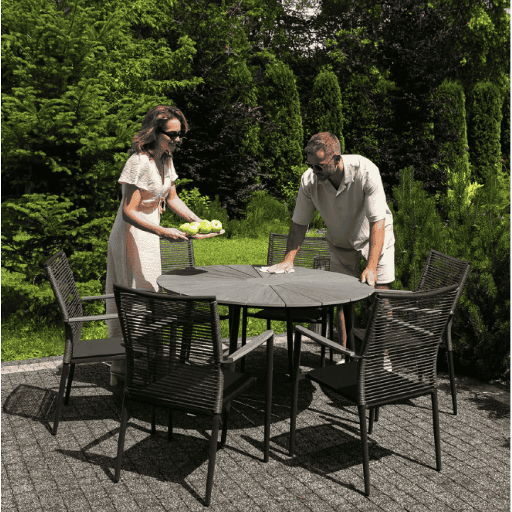 Стол Di Volio Palermo 120см серый