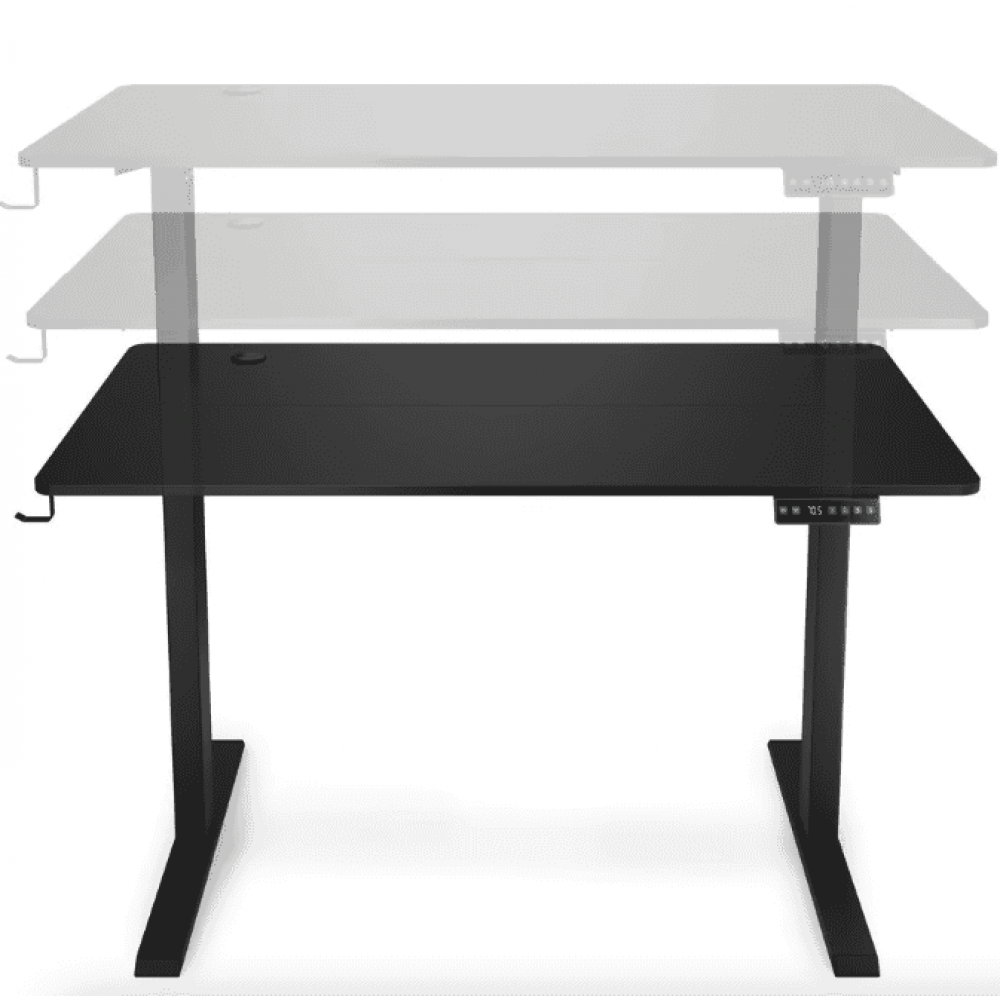 Компьютерный стол-смарт Di Volio Amone с электрорегулируемой высотой черный