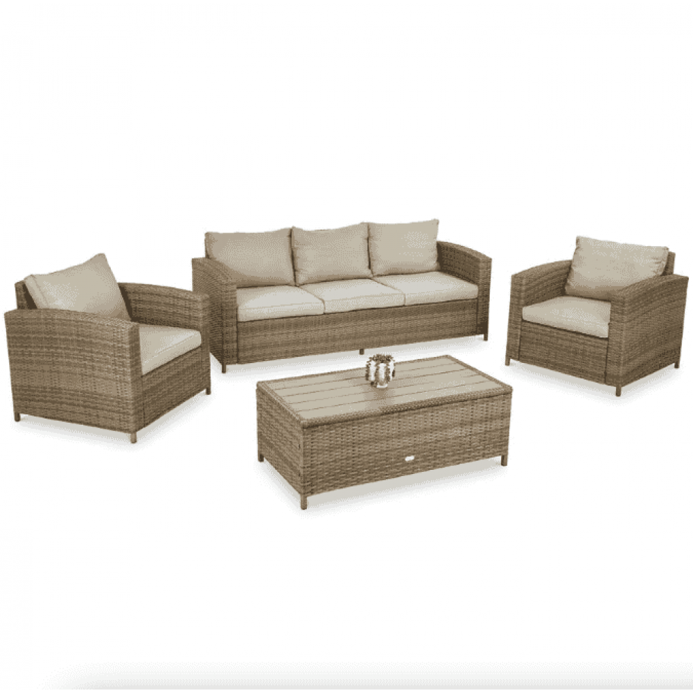 Комплект садових меблів Di Volio Veleti бежевий