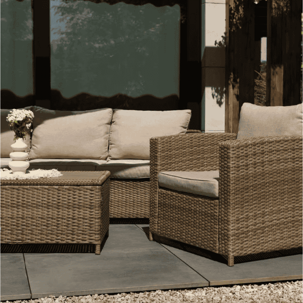 Комплект садових меблів Di Volio Veleti бежевий