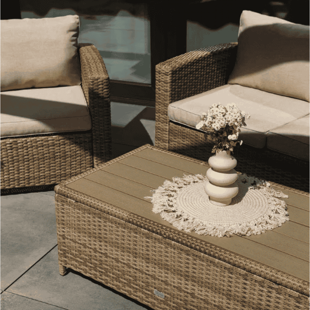 Комплект садових меблів Di Volio Veleti бежевий