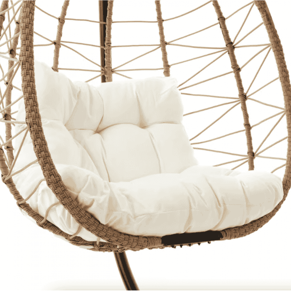 Підвісне крісло-кокон Di Volio Corta одномісне бежевий