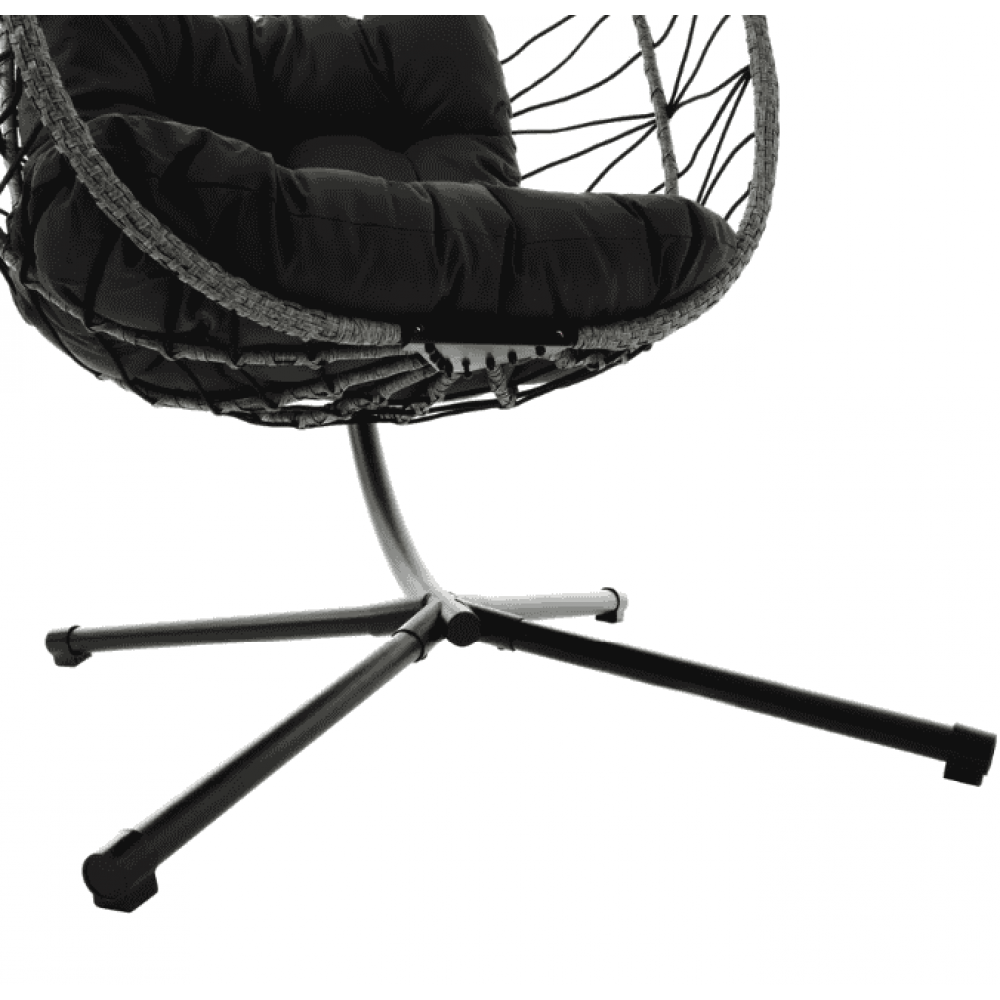 Підвісне крісло-кокон Di Volio Corta одномісне графітовий