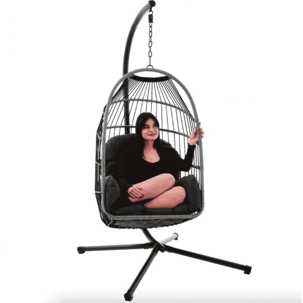 Підвісне крісло-кокон Di Volio Beluno графітовий