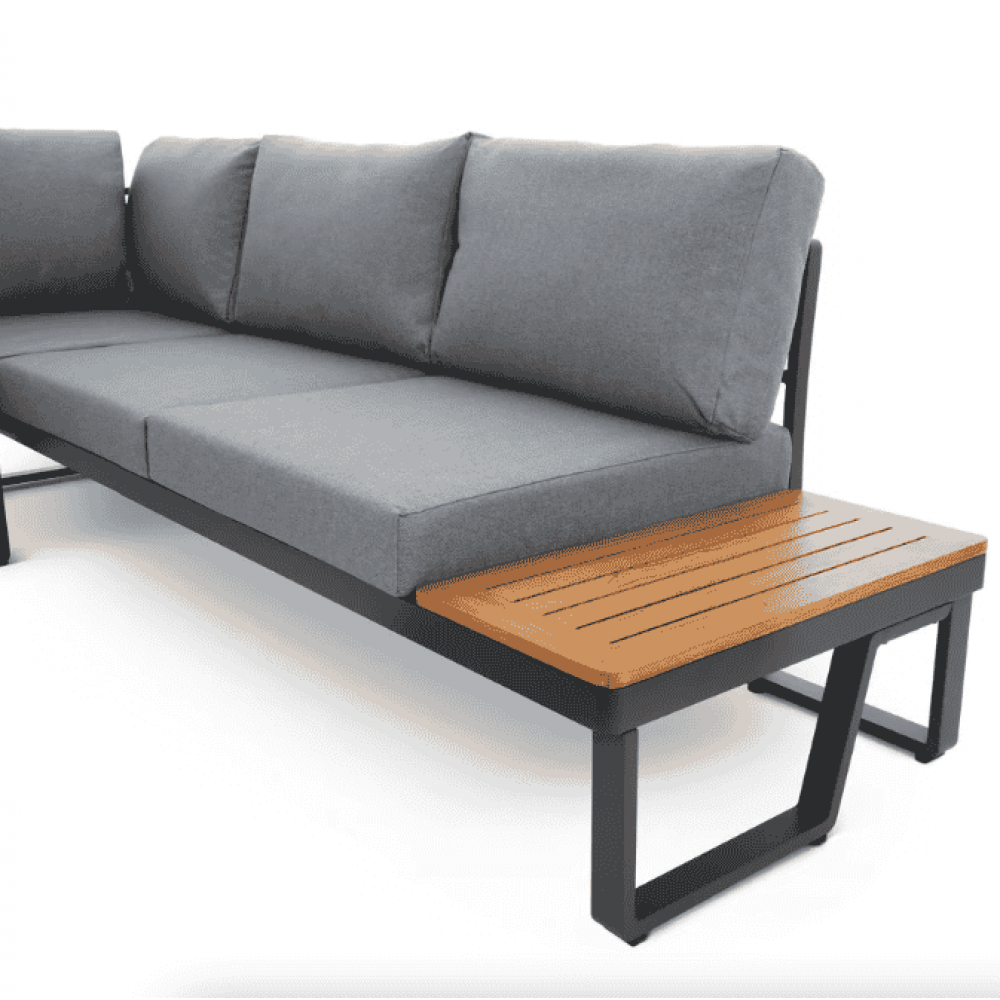 Комплект садових меблів Di Volio Veledo графітовий