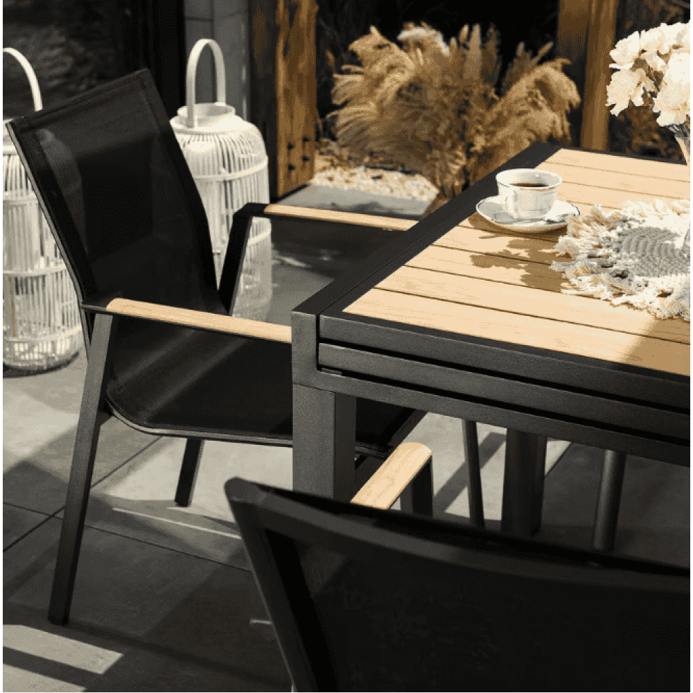 Стіл садовий Di Volio Comlo розсувний бежевий