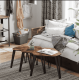 Комплект журнальных столиков Leobert Kombo 3 шт в стиле Loft