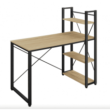 Компьютерный стол Leobert Devoko с боковыми полками в стиле Loft натуральный Компьютерный стол Leobert Devoko с боковыми полками в стиле Loft натуральный