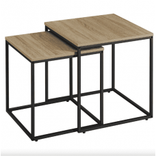 Комплект журнальных столиков Leobert Nika квадратные сонома Комплект журнальных столиков Leobert Nika квадратные сонома