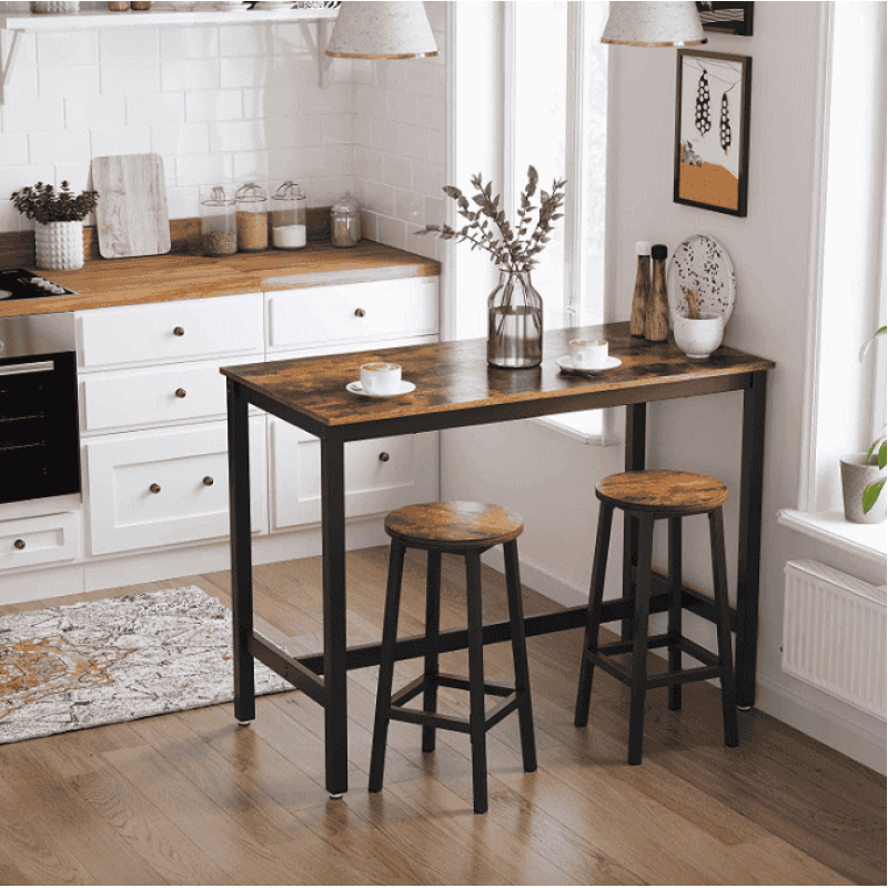 Барный стул Leobert Halmar 2 штуки в стиле Loft коричневый
