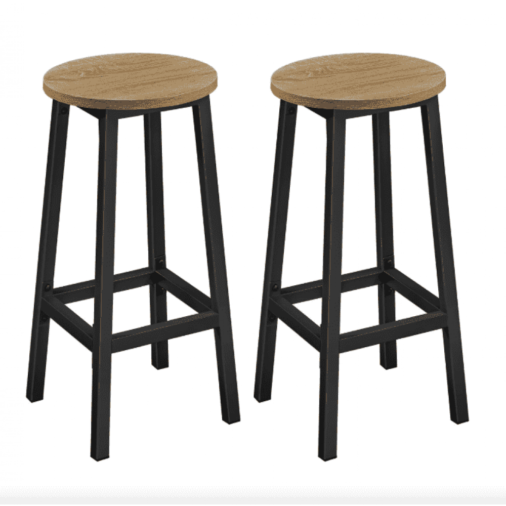 Барный стул Leobert Halmar 2 штуки в стиле Loft натуральный