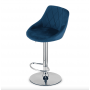 Барний стілець Leobert Kast з спинкою 2 штуки темно-синій