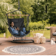 Бразильське крісло-гамак Outtec Boho Sois XXL графітовий