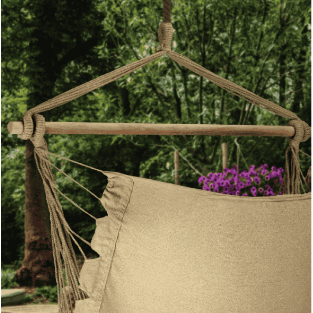 Бразильське крісло - гамак Outtec Boho Sois XXL бежевий